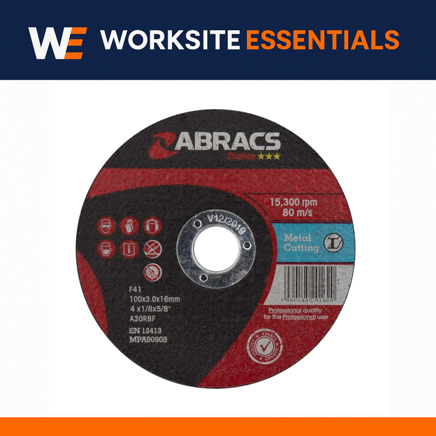 ⚙️ Abracs Proflex Flat Metal Cutting Discs – Professional Cut-Off Wheels for Steel & Iron