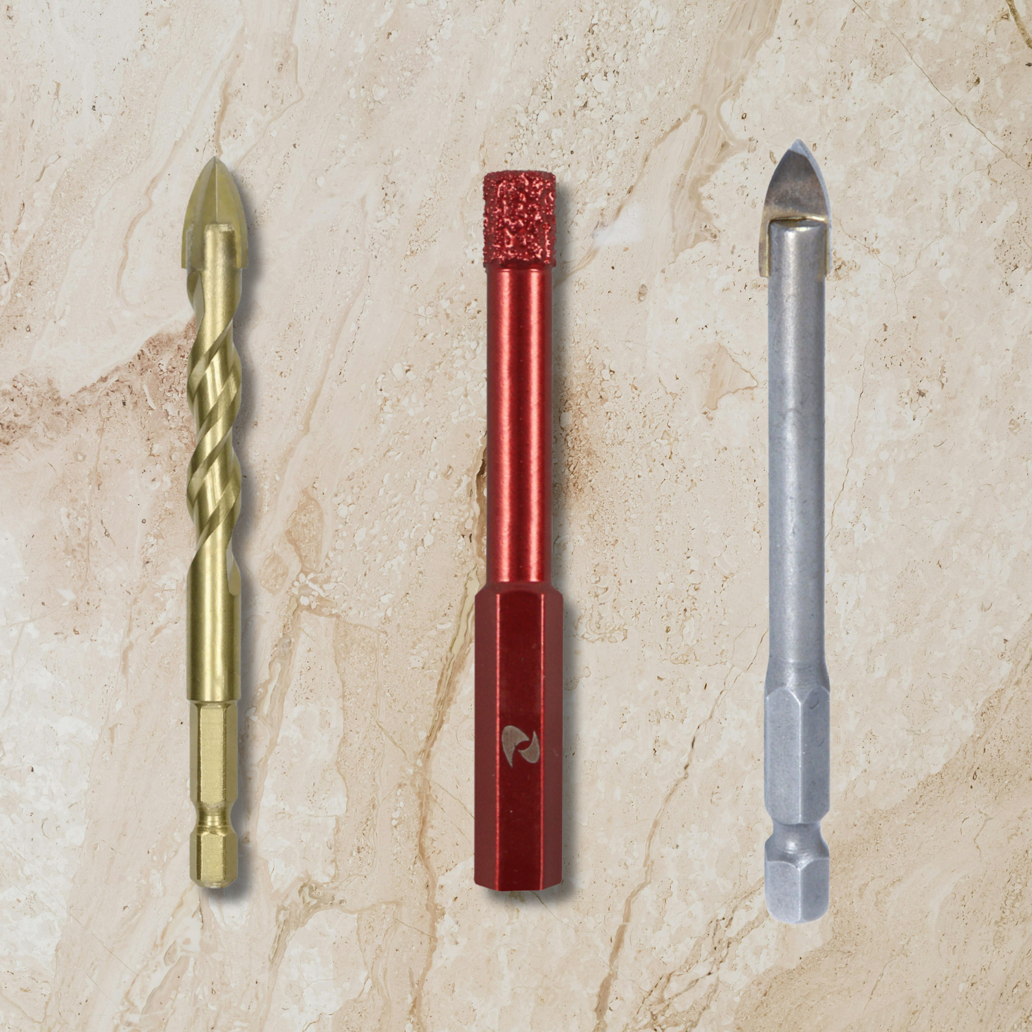 Tile and glass drill bits – diamond and spear point bits (UK)