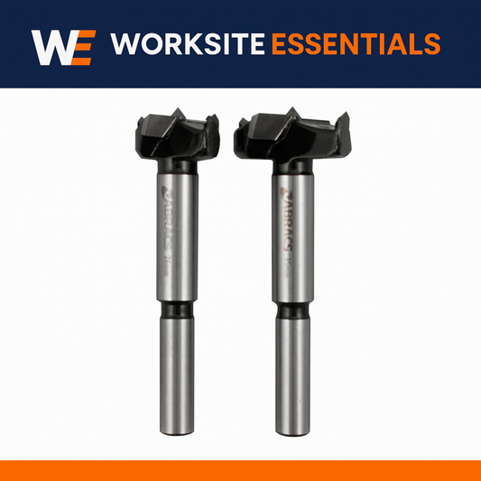 Hinge Cutters 26mm & 35mm – Professional Forstner Drill Bits for Concealed Hinges, Wood & Cabinet Fitting - Abracs
