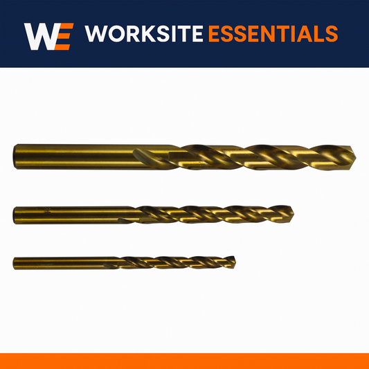 HSS Titanium Drill Bits for Metal & Wood – Abracs (Single, Twin & Multipack Options)