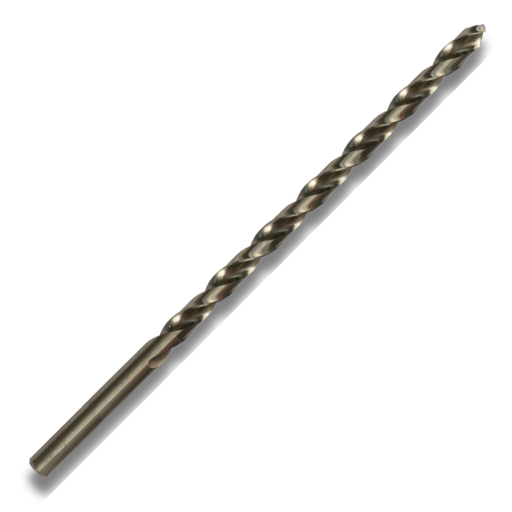 DIN 340 long series HSS-G twist drill bit with 135° split point for deep hole drilling