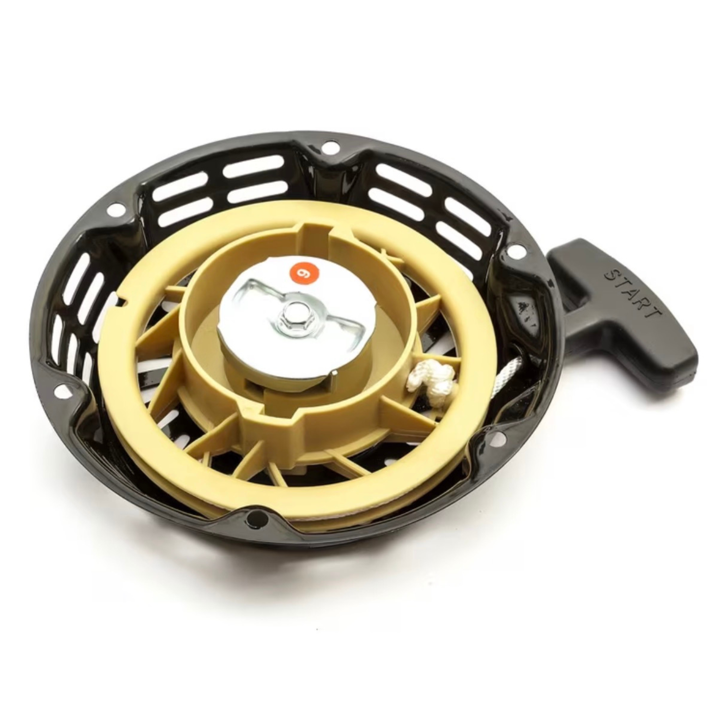 Unbranded recoil starter pull start assembly for small engine tools and machinery 175mm overall diameter inside casing