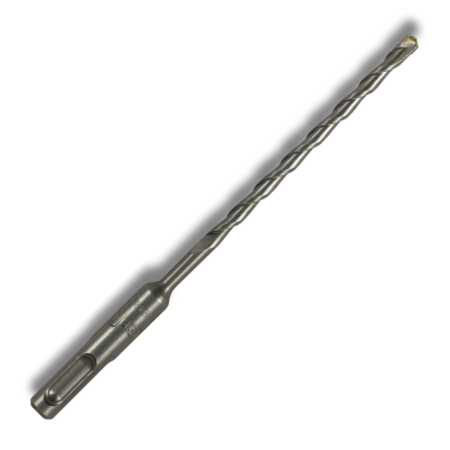 SDS+ masonry drill bit with carbide tip for drilling concrete, brick and stone