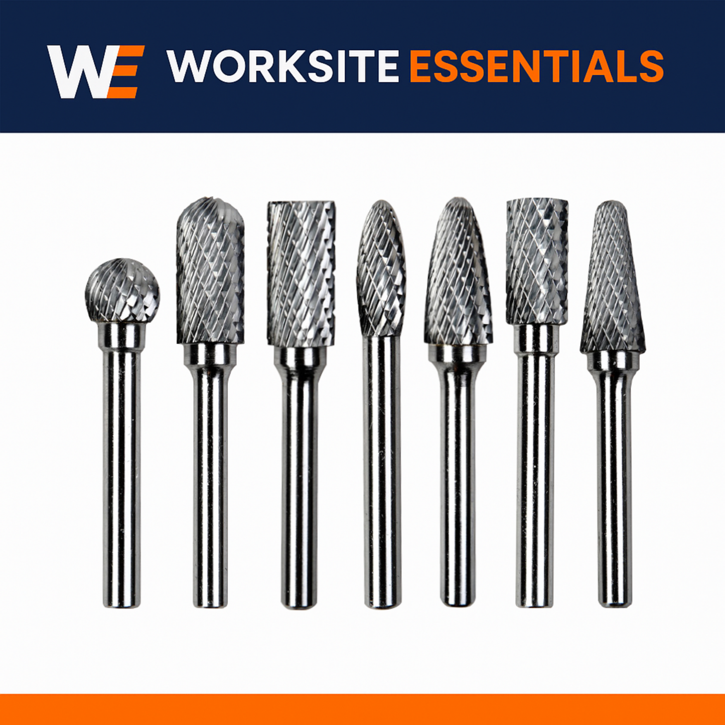 Tungsten Carbide Burrs – Double Cut Burrs for Metal, Wood & Plastic (Cylindrical, Ball Nose & Specialty Shapes)