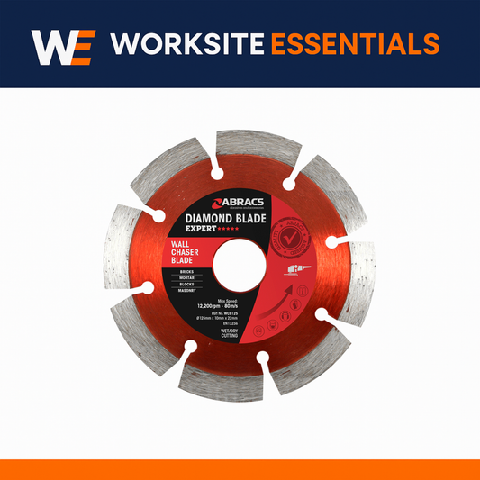 🧱 Wall Chaser Diamond Blades – Professional Cutting Discs for Brick, Concrete & Masonry (5” & 6”, Twin Pack)